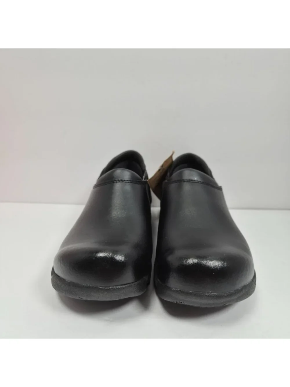 Mozo Forza Oil Slip Resistant Traction Women's Black Leather Clog US Sz 7.5 NWT - Picture 3 of 8